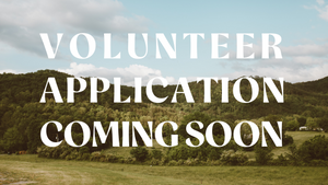 Volunteer Application - Coming Soon!